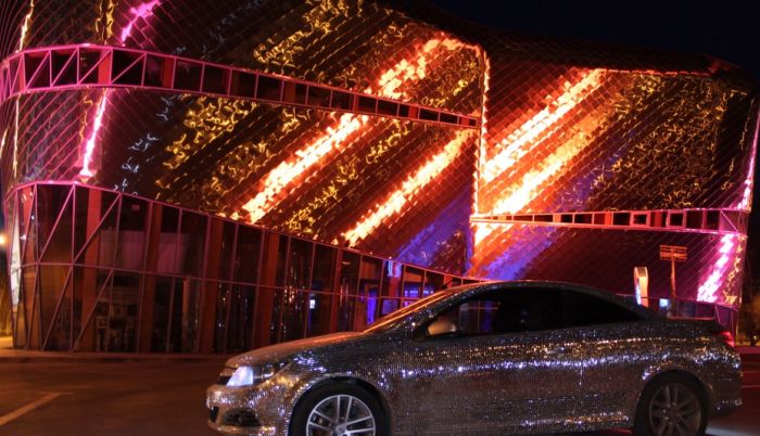 Cool Car Is Covered Completely With Mirrors (15 pics)
