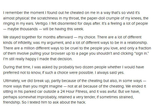 Woman Questions Her Cheating Ex About The Ashley Madison Hack (8 pics)