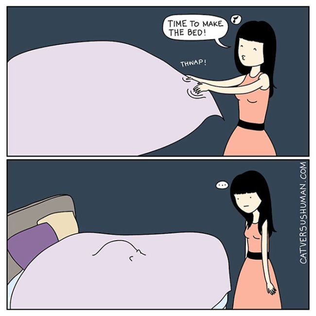 Funny Comics Perfectly Describe What It's Like To Own A Cat (20 pics)