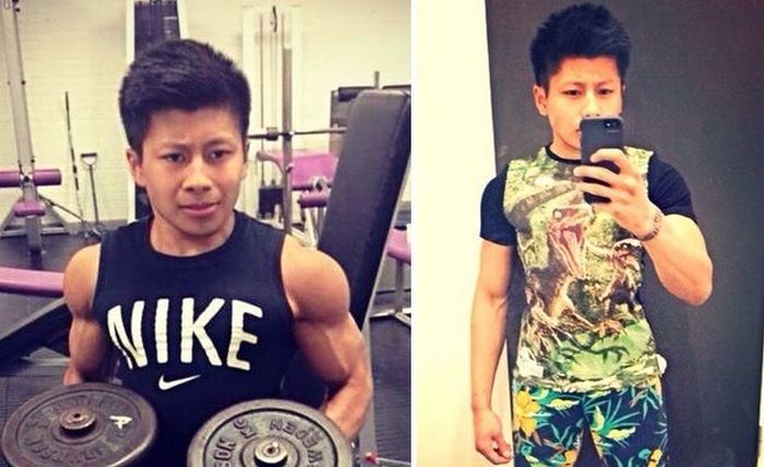 This 21 Year Old Man Is The Smallest Bodybuilder In The UK (8 pics)