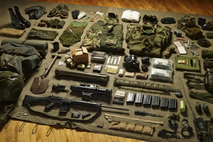 Tom Atkinson Presents Soldier Kits From Back In The Day And Today (13 pics)