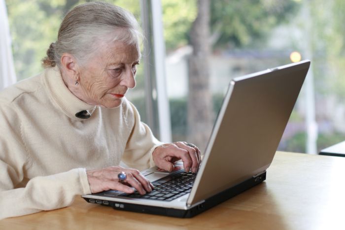Grandmother Shows Grandchild Some Of Her Favorite Websites
