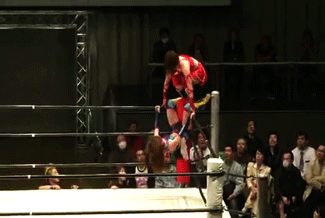 Japanese Wrestling Girls Take Each Other To The Limit (8 gifs)