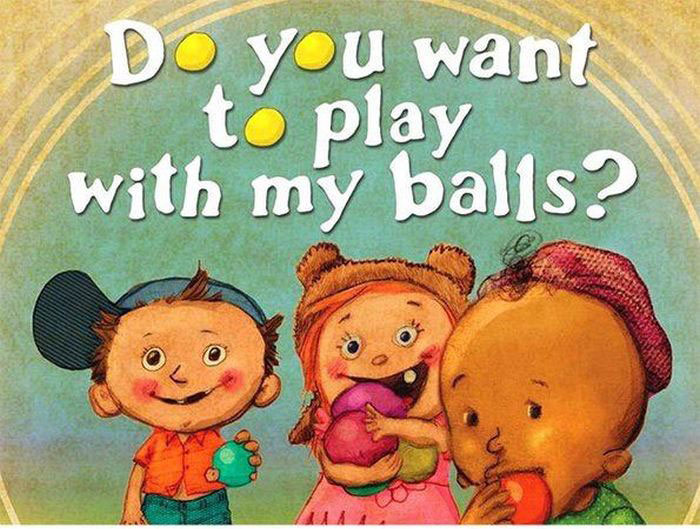 This Children's Book About Balls Is Definitely Not Appropriate For Kids (8 pics)