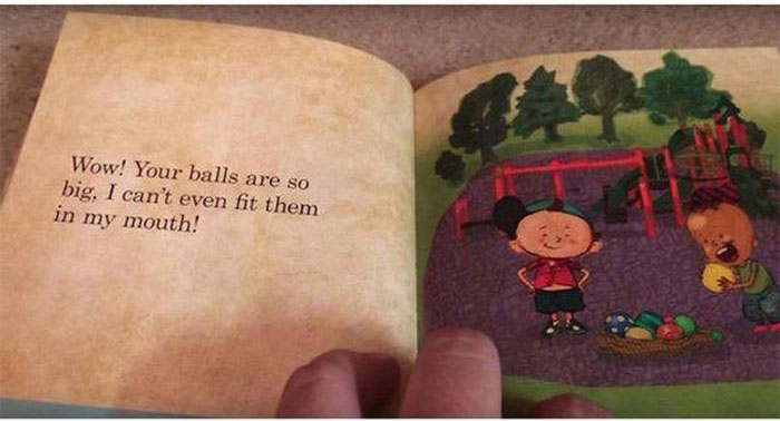 This Children's Book About Balls Is Definitely Not Appropriate For Kids (8 pics)