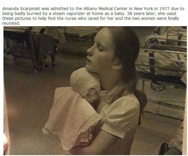 Social Media Reconnects Woman With Nurse Who Cared For Her As A Child (7 pics)