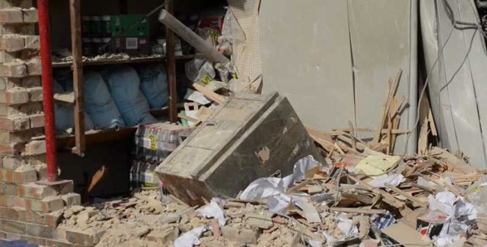 Robbers Demolish House Trying To Steal An ATM (4 pics + video)
