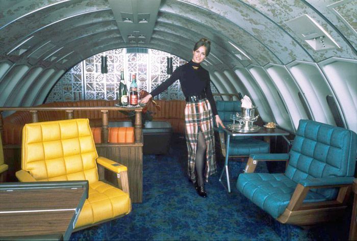 This Is What First Class Looked Like In The 50s (10 pics)