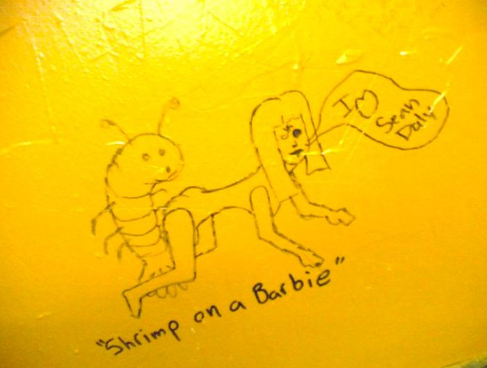 Bathroom Graffiti Masterpieces That Are True Works Of Art (16 pics)