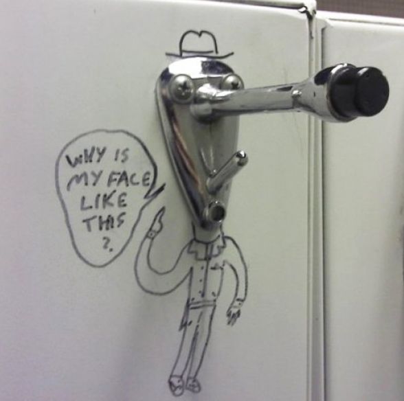 Bathroom Graffiti Masterpieces That Are True Works Of Art (16 pics)