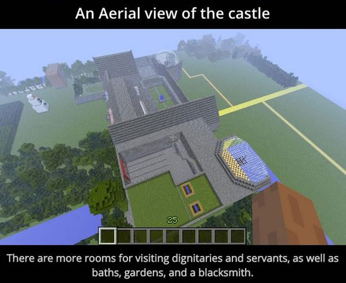 Girl With Autism Creates Incredible Kingdom In Minecraft (58 pics)