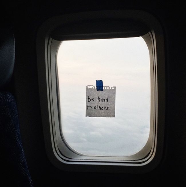 Awesome Flight Attendant Leaves Inspirational Notes For Her Passengers (19 pics)