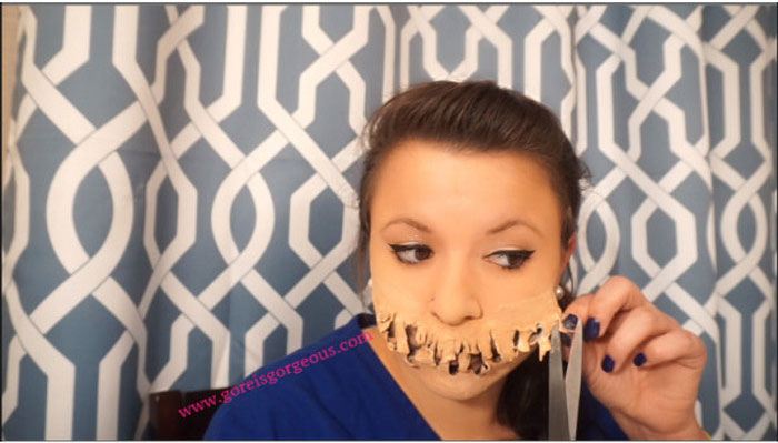 Creepy Halloween Makeup Tutorial From Start To Finish (20 pics)