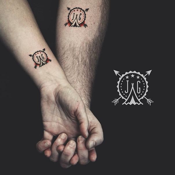 These Brave Couples Decided To Ditch The Wedding Rings And Get Tattoos Instead (25 pics)