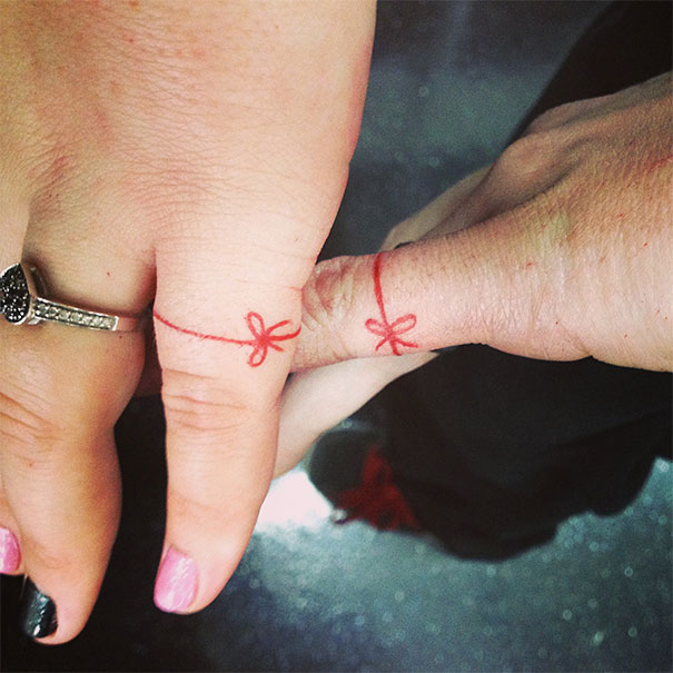 These Brave Couples Decided To Ditch The Wedding Rings And Get Tattoos Instead (25 pics)