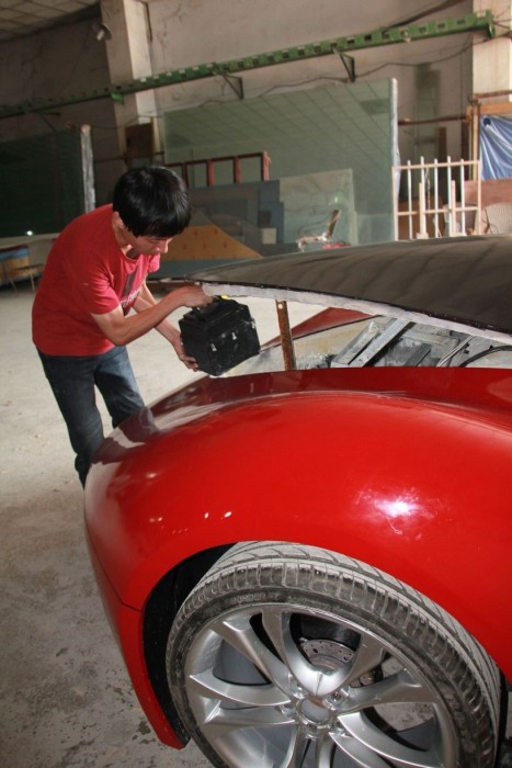 27 Year Old Chinese Engineer Builds Homemade Super Car (14 pics)