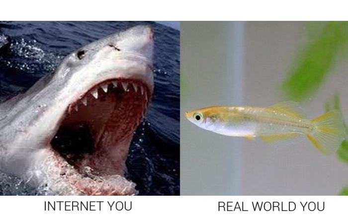 How You Act On The Internet Compared To How You Act In Real Life (19 pics)