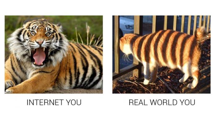 How You Act On The Internet Compared To How You Act In Real Life (19 pics)