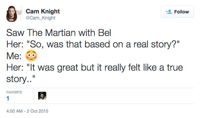 It's Scary How So Many People Think 'The Martian' Is Based On A True Story (14 pics)