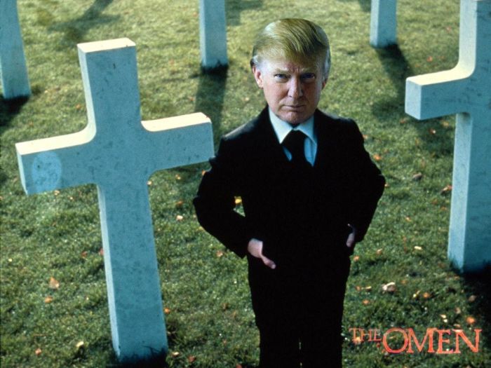 Donald Trump In Famous Horror Movie Scenes Is The Scariest Thing Ever (12 pics)