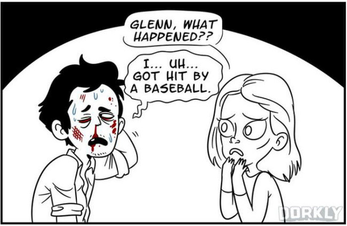 9 Doodles That Perfectly Sum Up The Walking Dead Season 6 Premiere (9 pics)