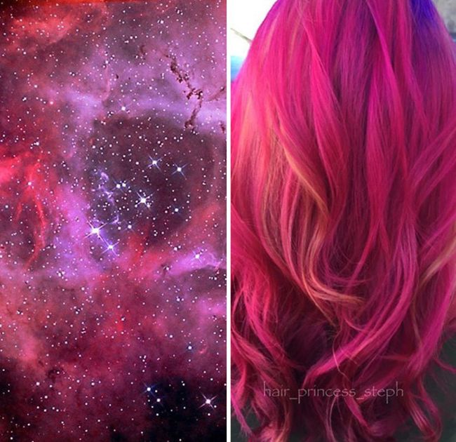 This Galaxy Hair Trend Is Taking Over The Universe (16 pics)