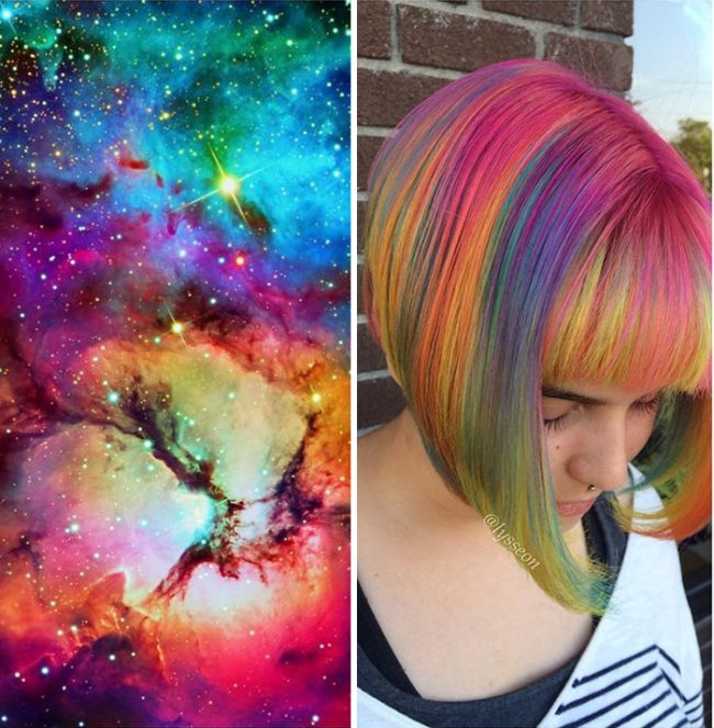 This Galaxy Hair Trend Is Taking Over The Universe (16 pics)