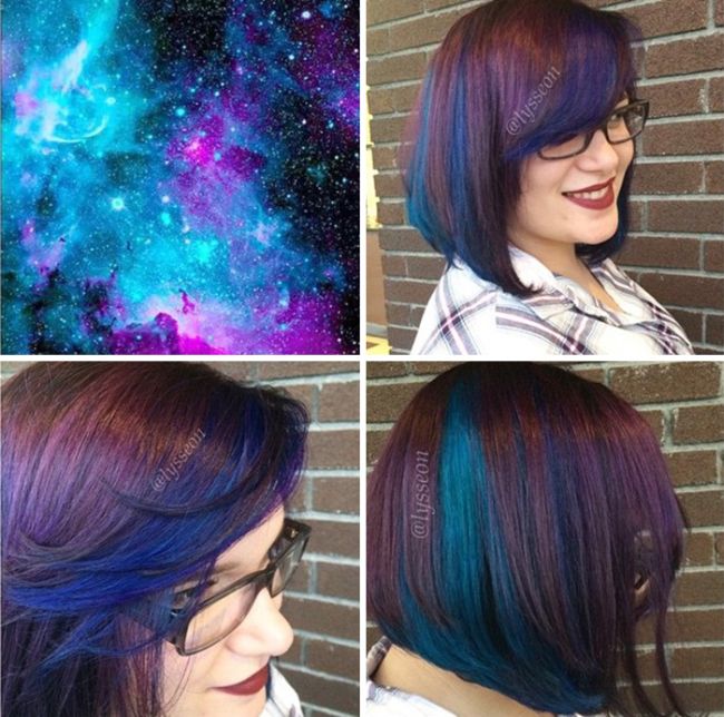 This Galaxy Hair Trend Is Taking Over The Universe (16 pics)