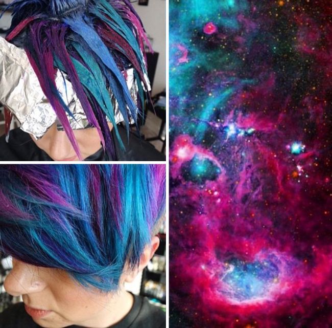 This Galaxy Hair Trend Is Taking Over The Universe (16 pics)