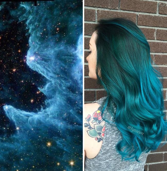 This Galaxy Hair Trend Is Taking Over The Universe (16 pics)