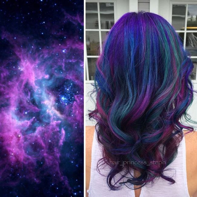 This Galaxy Hair Trend Is Taking Over The Universe (16 pics)