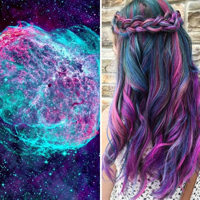 This Galaxy Hair Trend Is Taking Over The Universe (16 pics)