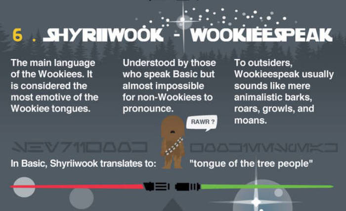 A Helpful Guide To Understanding The Different Languages Of Star Wars (11 pics)