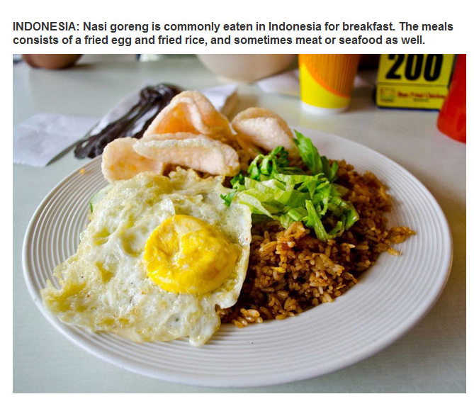 What Countries Around The World Eat For Breakfast (27 pics)