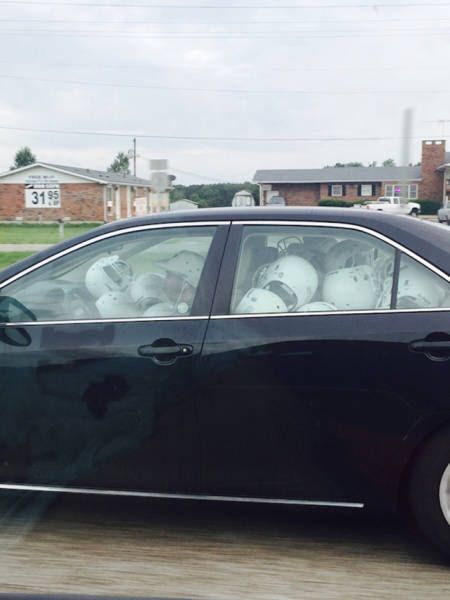 Sometimes You See The Strangest Things While Driving (44 pics)