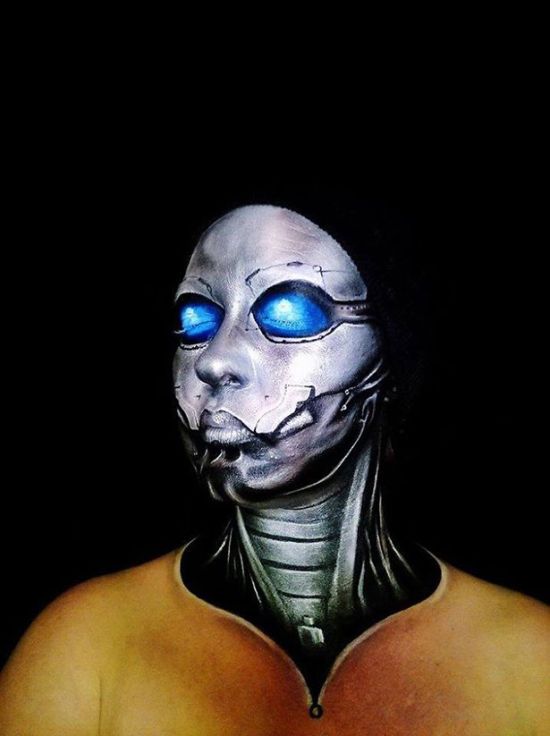 Artist Uses Makeup To Create Creepy Monsters For Halloween (23 pics)