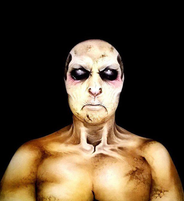 Artist Uses Makeup To Create Creepy Monsters For Halloween (23 pics)
