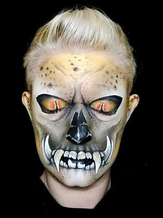 Artist Uses Makeup To Create Creepy Monsters For Halloween (23 pics)