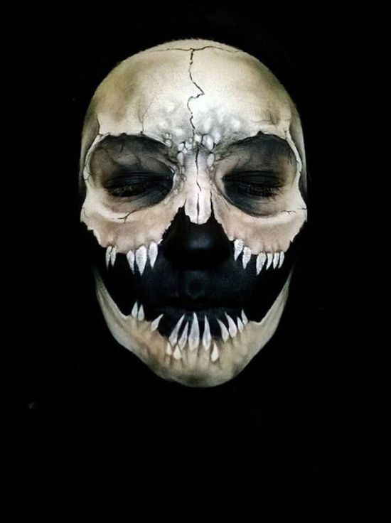 Artist Uses Makeup To Create Creepy Monsters For Halloween (23 pics)