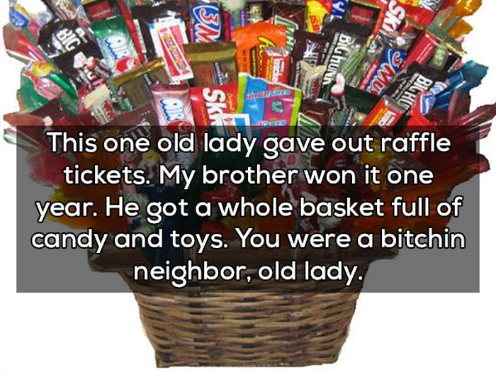 Trick Or Treaters Reveal The Strangest Things They've Received On Halloween (11 pics)