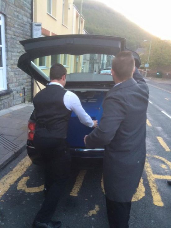 Friends Hold A Funeral For Man They Lost To A Relationship (8 pics)