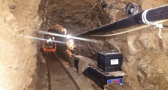 Mexican Authorities Discover Drug Tunnel Stretching Across The US Border (4 pics)