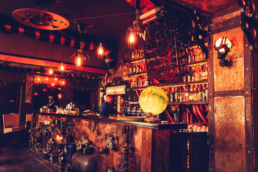 First Ever Kinetic Steampunk Bar Opens In Romania (12 pics)