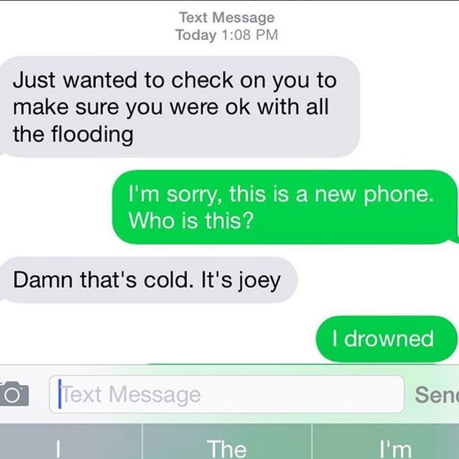 That Awkward Moment When You Get A Text From Your Ex (17 pics) .