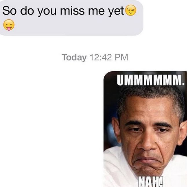 That Awkward Moment When You Get A Text From Your Ex (17 pics)
