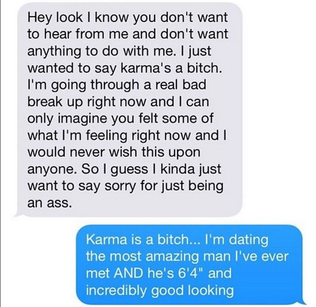 That Awkward Moment When You Get A Text From Your Ex (17 pics)