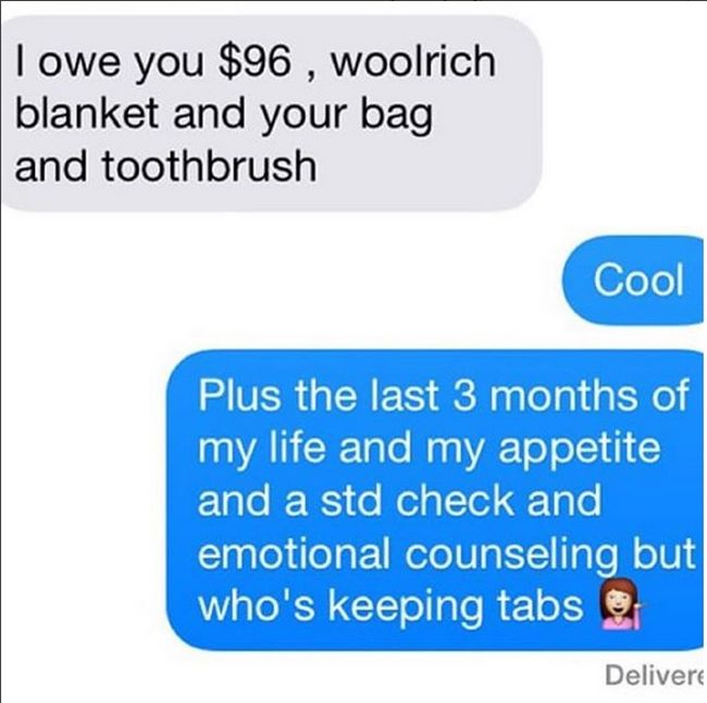 That Awkward Moment When You Get A Text From Your Ex (17 pics)