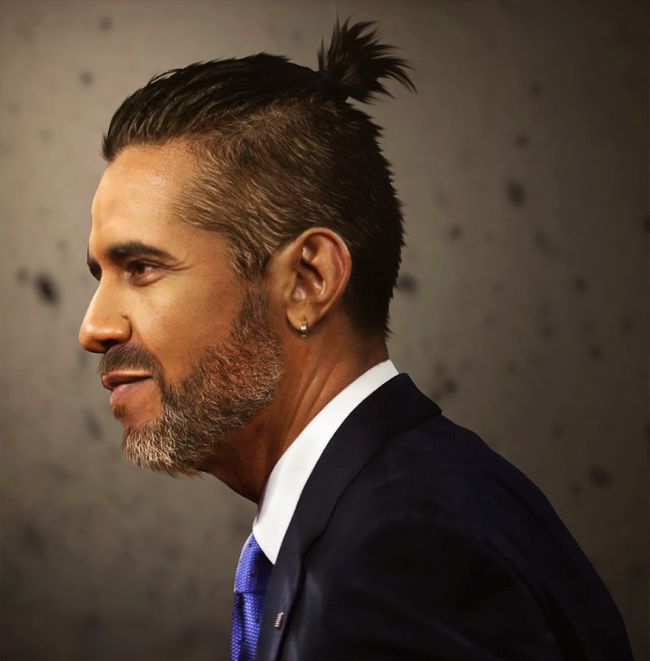 What World Leaders Would Look Like If They Started Wearing Man Buns (7 pics)
