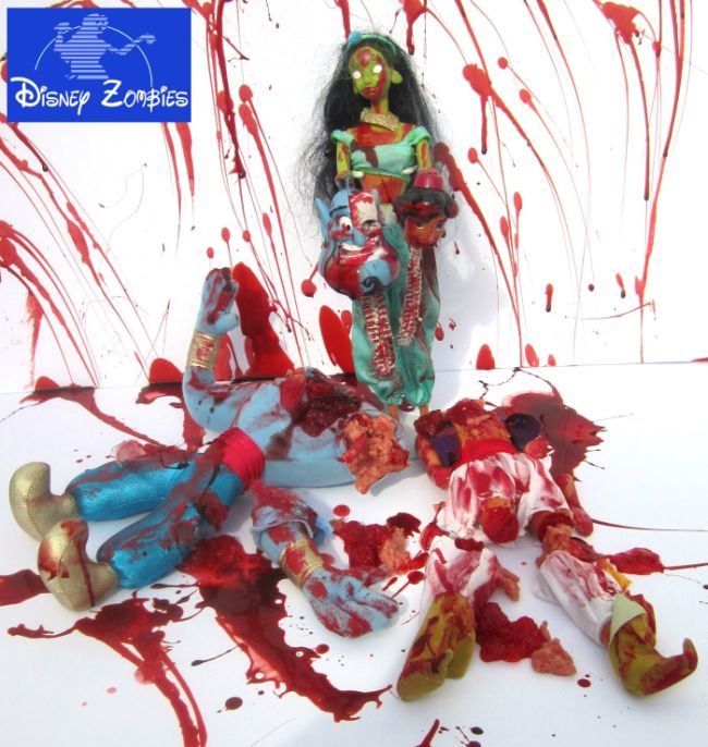 Matt Christensen Turns Disney Princesses Into Zombies (8 pics)