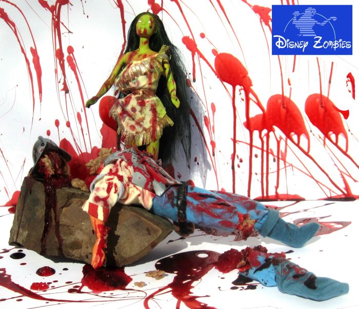 Matt Christensen Turns Disney Princesses Into Zombies (8 pics)